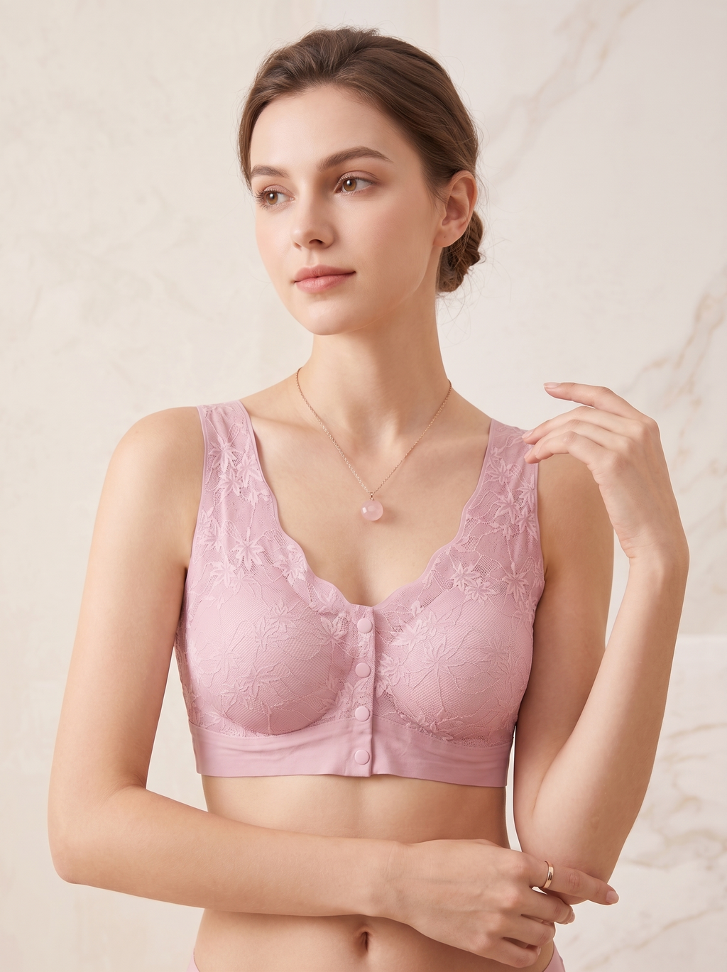 KADIN PAPILLON EROS PEMBE LAZER KESİM SÜTYEN
