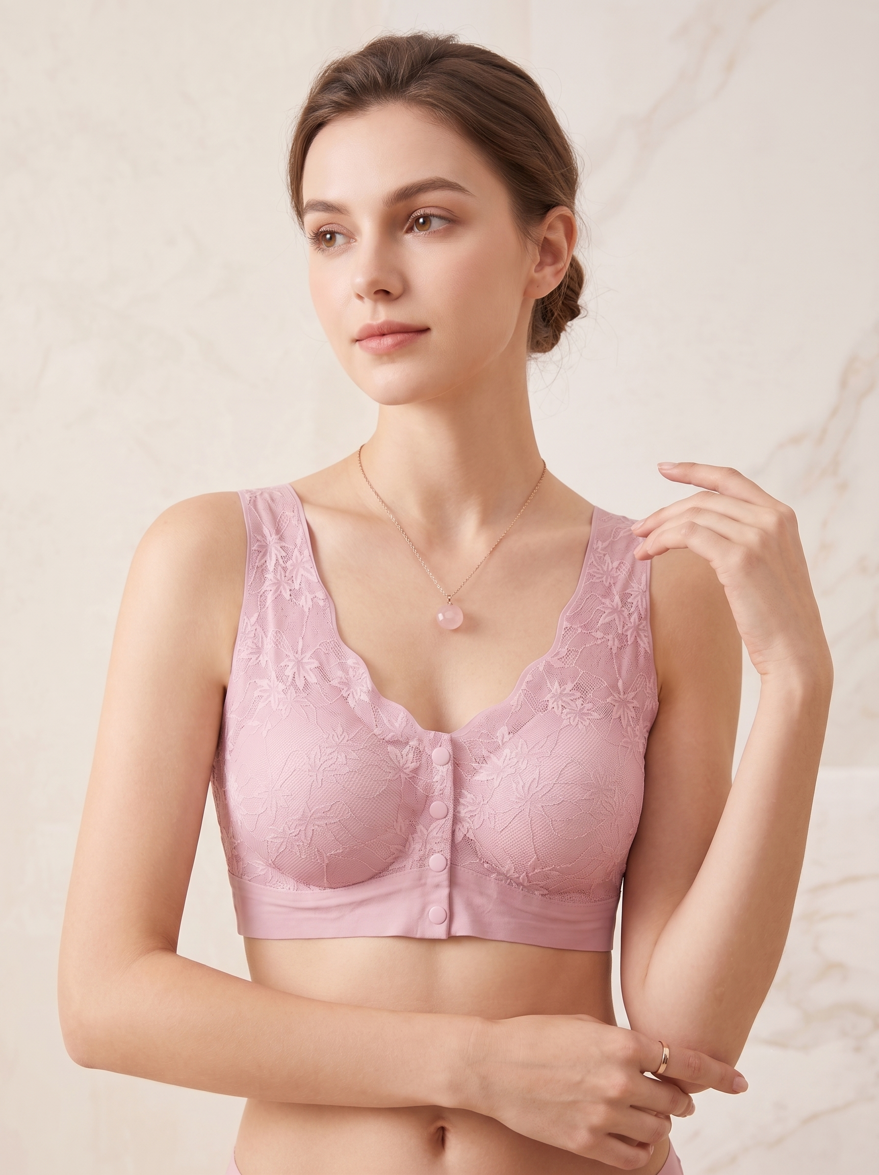 KADIN PAPILLON EROS PEMBE LAZER KESİM SÜTYEN
